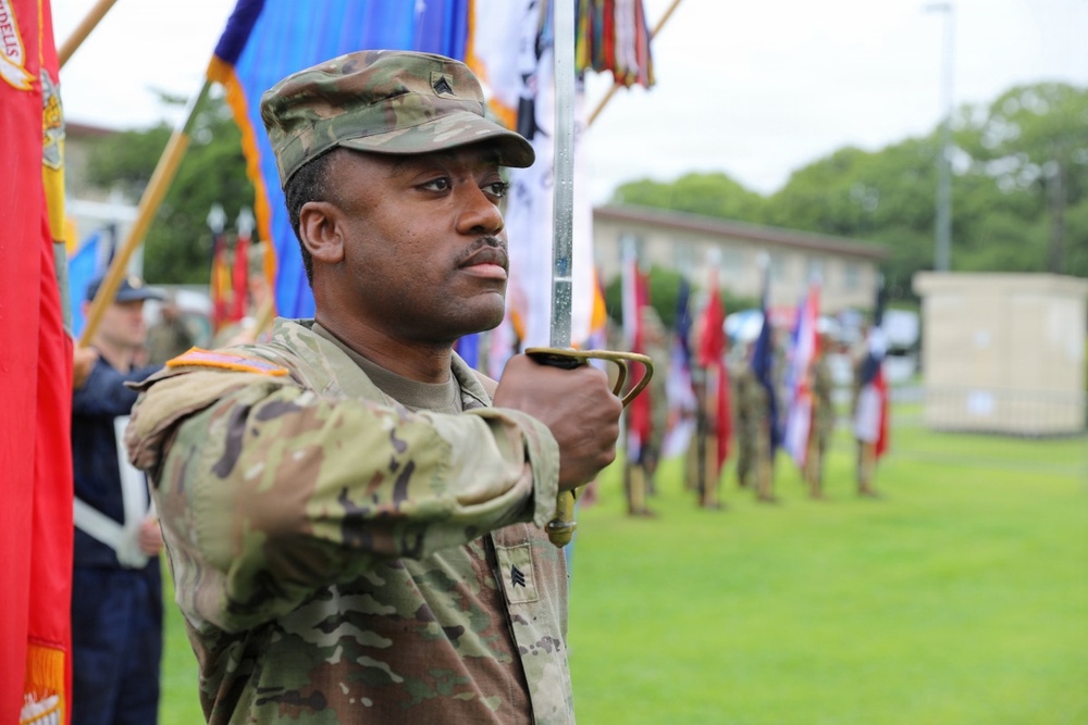Rain, Resilience: Dedication Shines at Camp Zama’s 'Salute to the Nation'