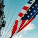Battle Ensign Raised on USS George Washington Mast