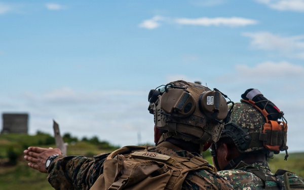 U.S. Marines participate in military operations in urban terrain training during KAMANDAG 10