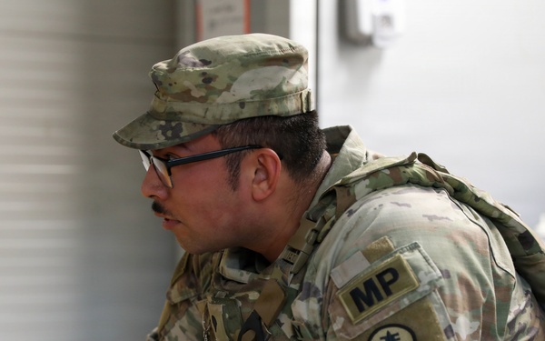 603rd Military Police conduct scenario based training to improve unit readiness