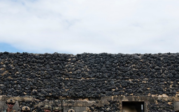 U.S. Marines participate in military operations in urban terrain training during KAMANDAG 10