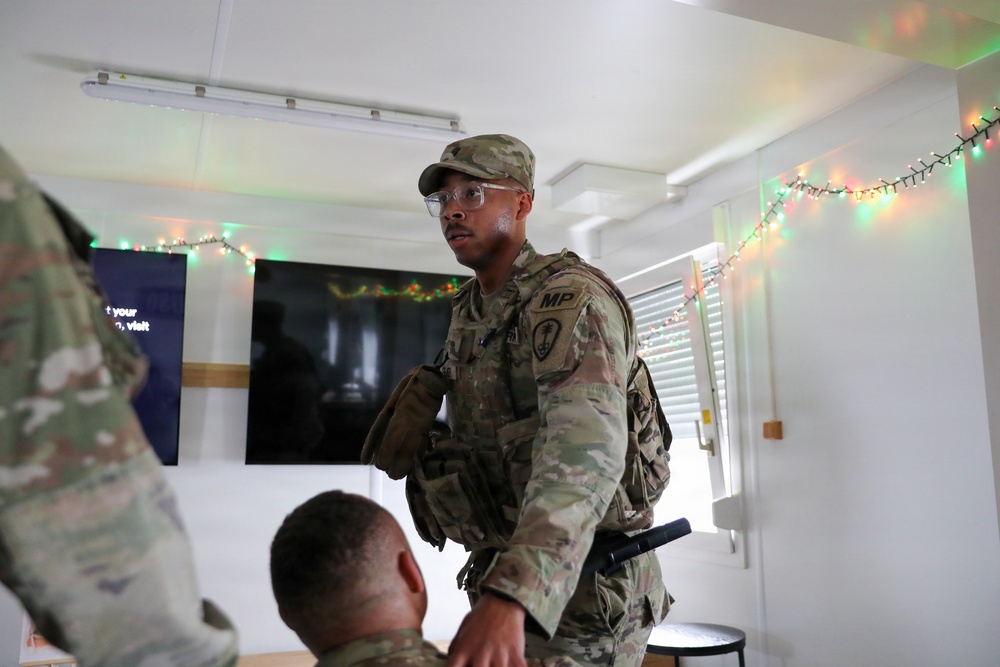 603rd Military Police conduct scenario based training to improve unit readiness