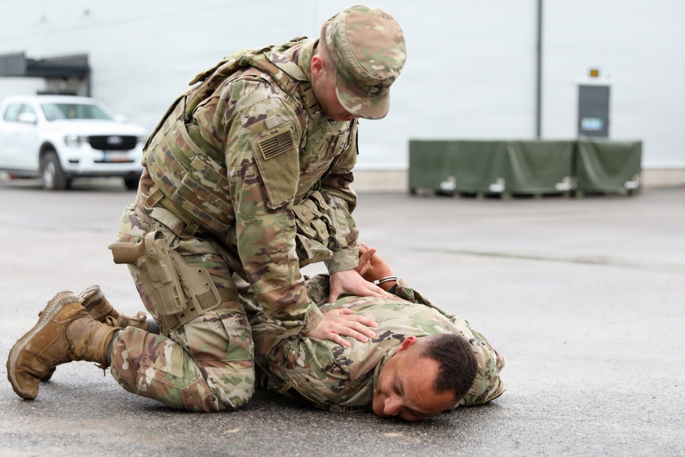 603rd Military Police conduct scenario based training to improve unit readiness