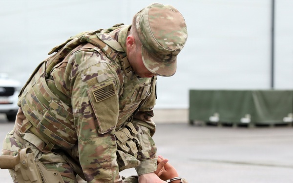 603rd Military Police conduct scenario based training to improve unit readiness