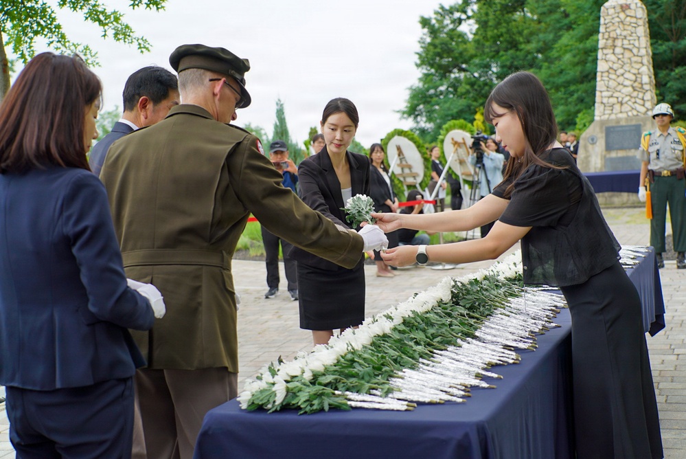 U.S.-ROK forces honor Soldiers at the 2026 Task Force Smith ceremony