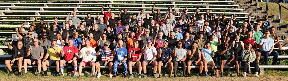 68th Theater Medical Command Soldiers do APEX PT