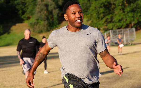 68th Theater Medical Command Soldiers do APEX PT