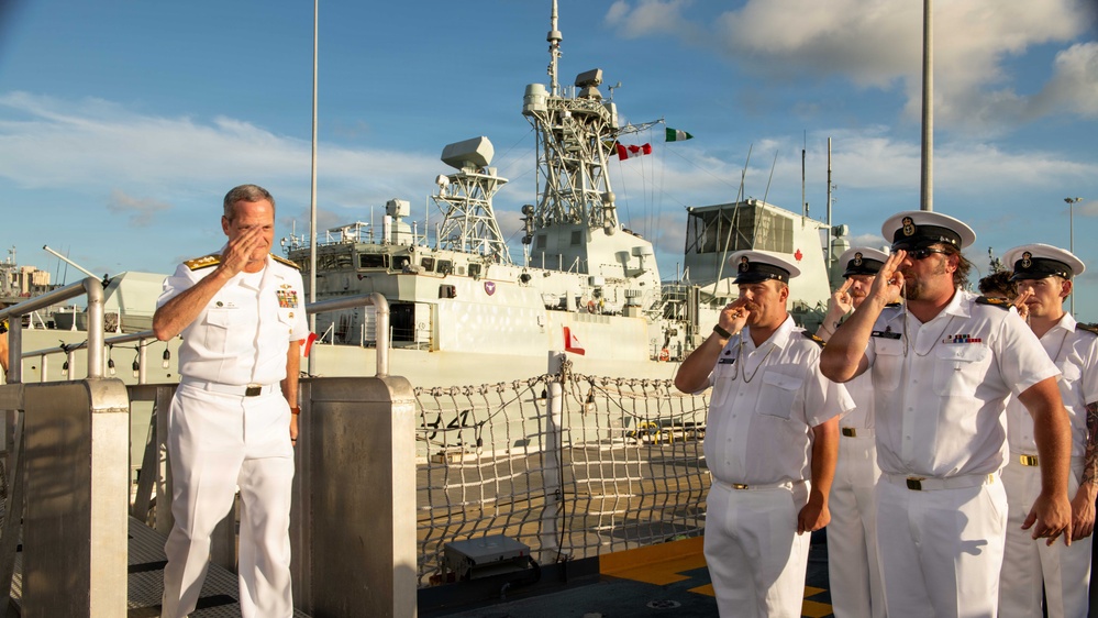 RIMPAC 26 reception onboard HMCS Ottawa (FFH 341)