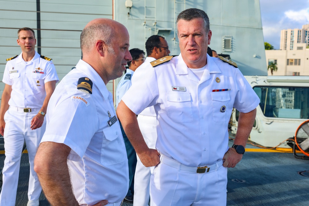 HMCS Owatta celebrates Canada Day during RIMPAC 2026