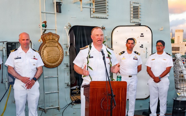 HMCS Owatta celebrates Canada Day during RIMPAC 2026