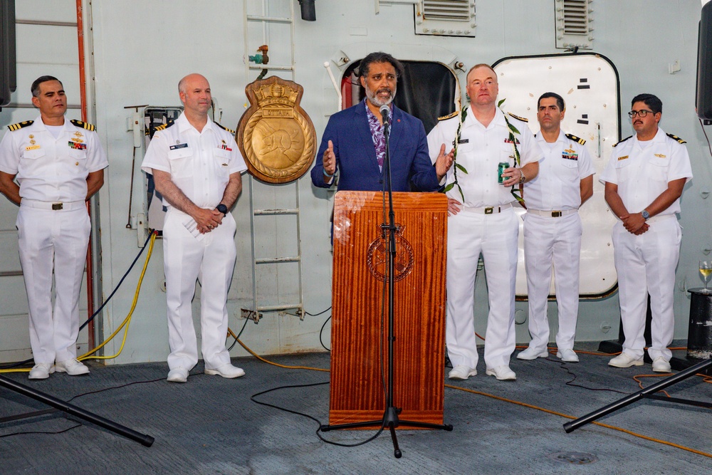 HMCS Owatta celebrates Canada Day during RIMPAC 2026
