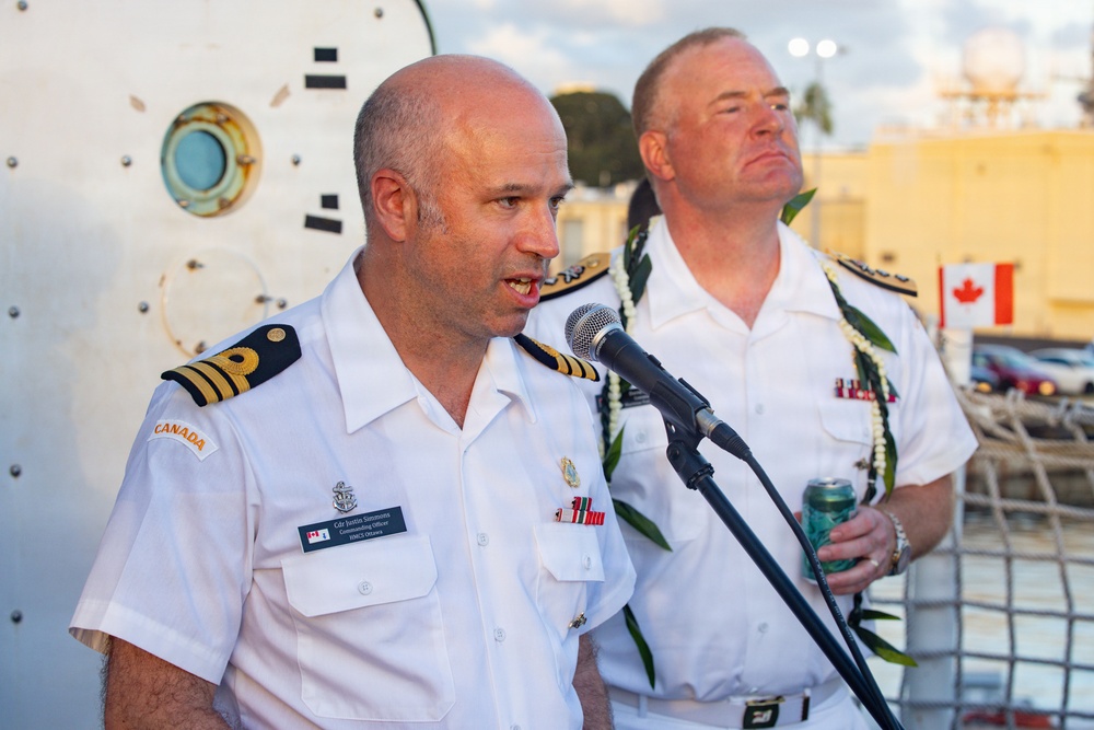 HMCS Ottawa celebrates Canada Day during RIMPAC 2026