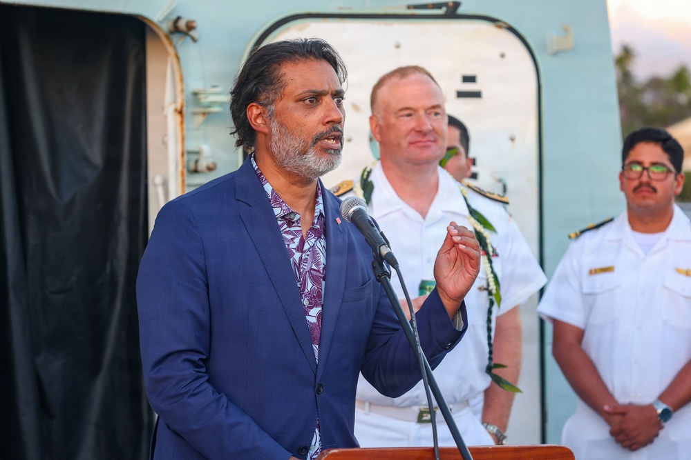 HMCS Owatta celebrates Canada Day during RIMPAC 2026