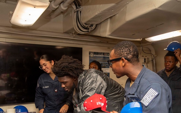 Atlanta Falcons NFL Players Visit CFAS
