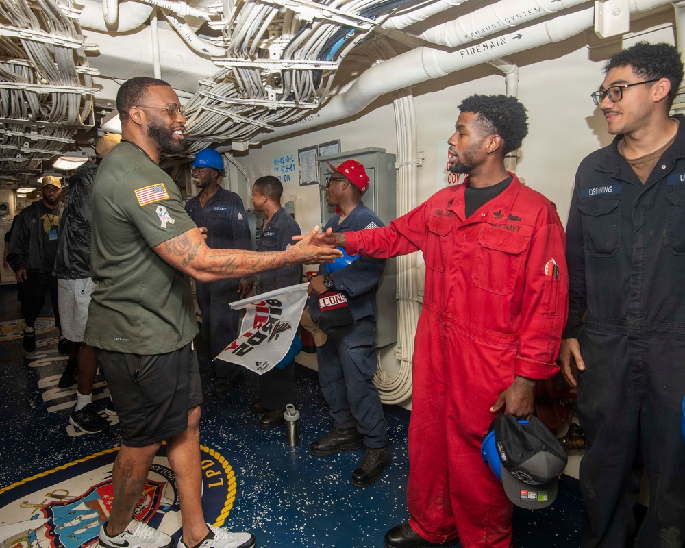 NFL Atlanta Falcons  Players Visit CFAS