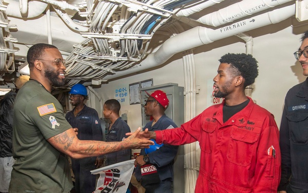 NFL Atlanta Falcons  Players Visit CFAS