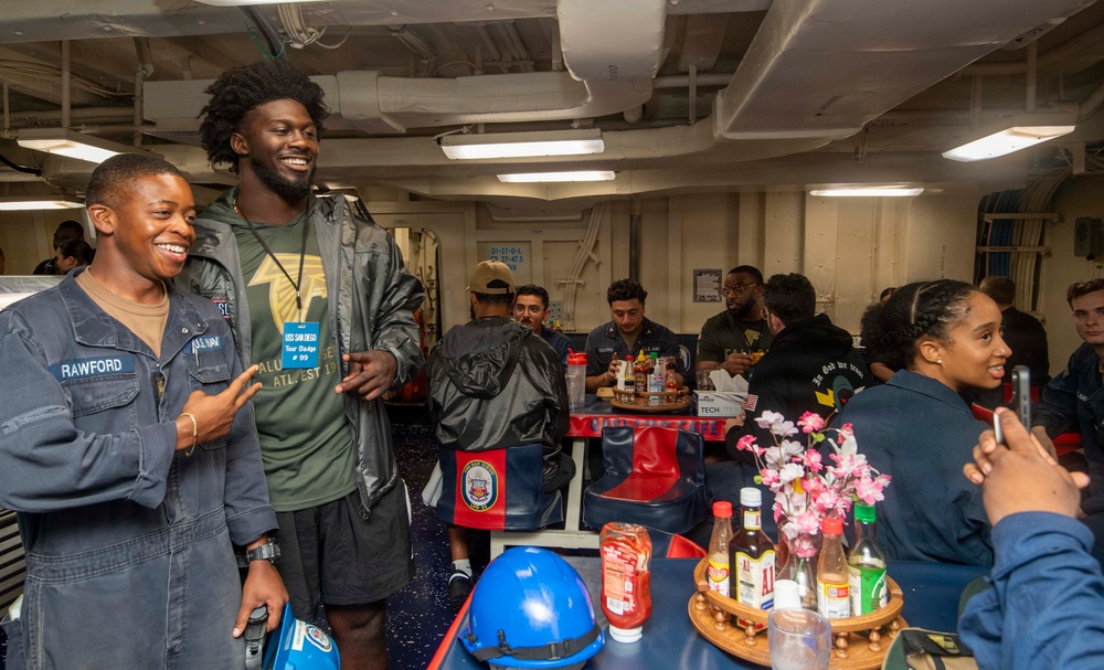 NFL Atlanta Falcons  Players Visit CFAS