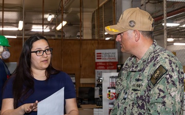 From the Deckplates to Department Head: Cmdr. Christopher M. Sands Takes the Watch as NNSY’s Supply Officer