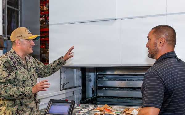 From the Deckplates to Department Head: Cmdr. Christopher M. Sands Takes the Watch as NNSY’s Supply Officer