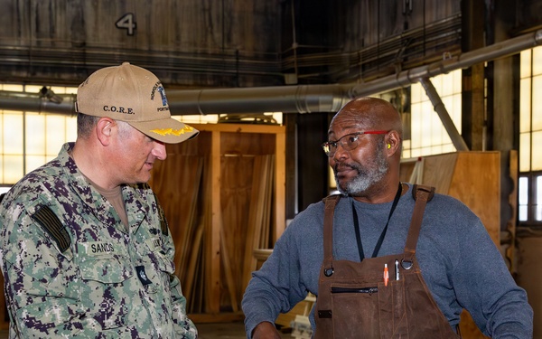 From the Deckplates to Department Head: Cmdr. Christopher M. Sands Takes the Watch as NNSY’s Supply Officer