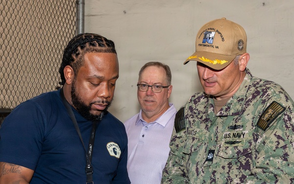 From the Deckplates to Department Head: Cmdr. Christopher M. Sands Takes the Watch as NNSY’s Supply Officer