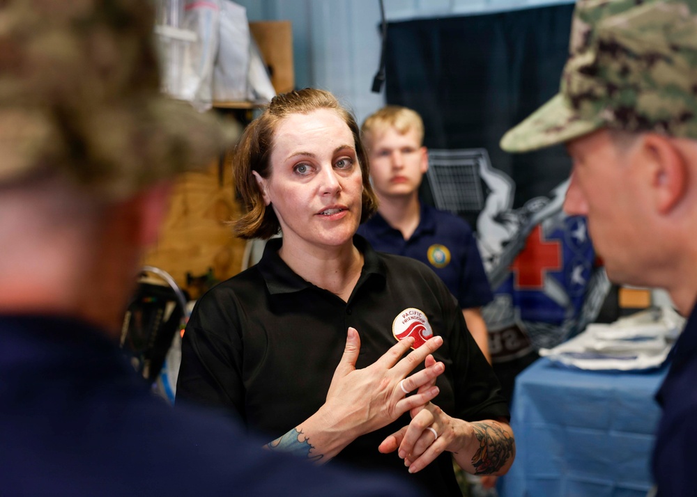 Pacific Friendship 2026 and Pacific Partnership 2026 Conduct Mass Casualty Drill Aboard U.S. Army Runnymede-class Landing Craft Utility Ship USAV Paulus Hook (LCU 2033) in Quang Tri, Vietnam