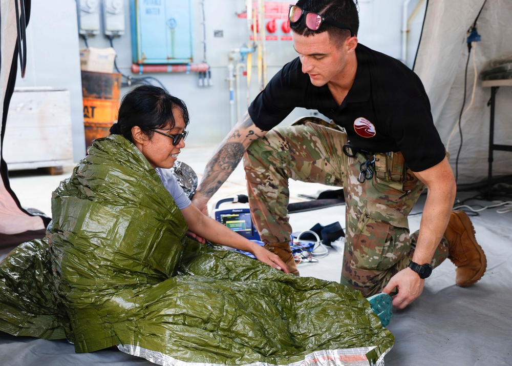 Pacific Friendship 2026 and Pacific Partnership 2026 Conduct Mass Casualty Drill Aboard U.S. Army Runnymede-class Landing Craft Utility Ship USAV Paulus Hook (LCU 2033) in Quang Tri, Vietnam