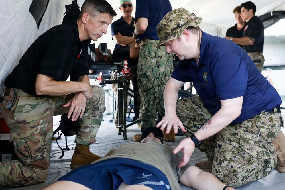 Pacific Friendship 2026 and Pacific Partnership 2026 Conduct Mass Casualty Drill Aboard U.S. Army Runnymede-class Landing Craft Utility Ship USAV Paulus Hook (LCU 2033) in Quang Tri, Vietnam
