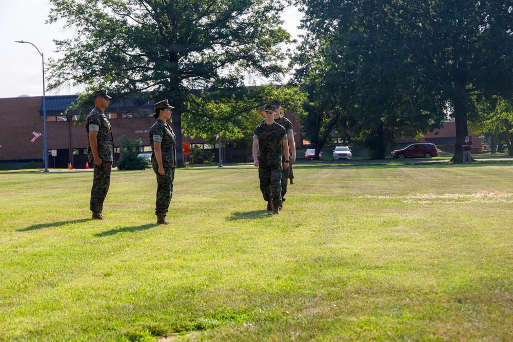 SMMC promotes group of Marines on Quantico