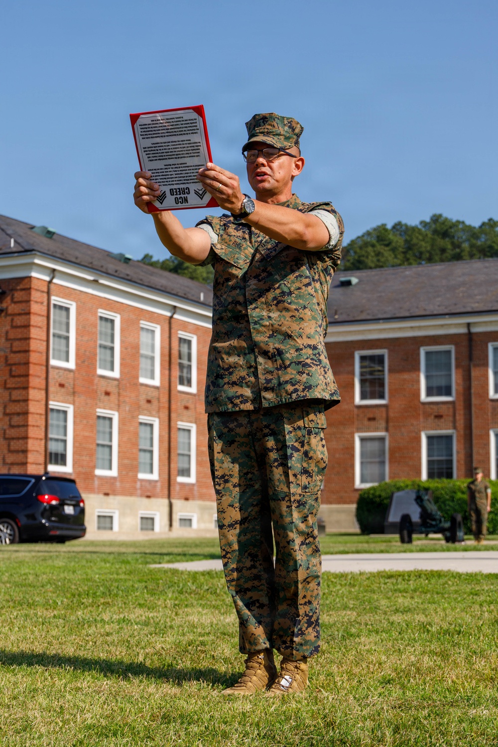 SMMC promotes group of Marines on Quantico