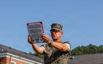 SMMC promotes group of Marines on Quantico