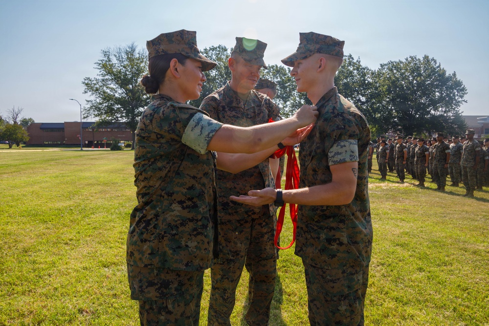 SMMC promotes group of Marines on Quantico