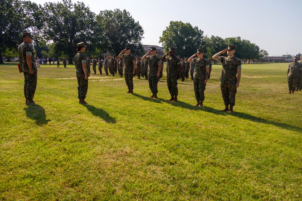 SMMC promotes group of Marines on Quantico