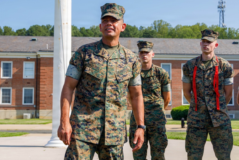 SMMC promotes group of Marines on Quantico