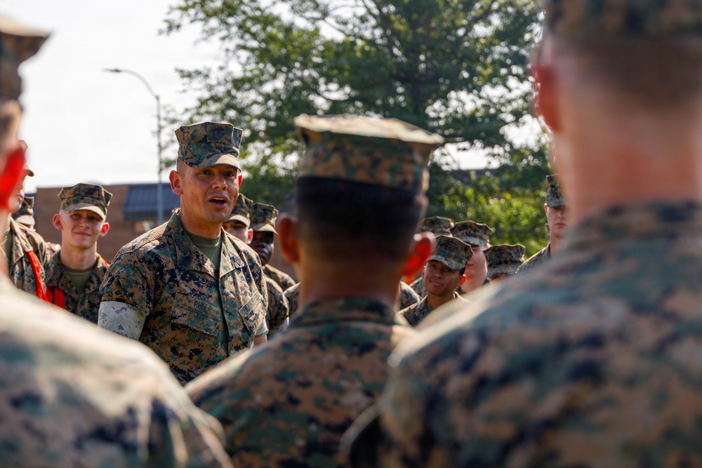 SMMC promotes group of Marines on Quantico