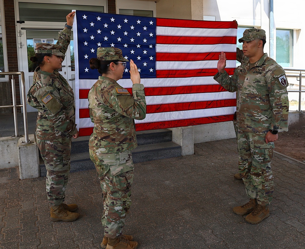 68th TMC Promotion and Reenlisment Ceremony