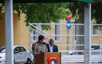 New leader assumes command of Headquarters and Headquarters Battalion, SETAF-AF