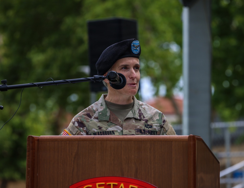 New leader assumes command of Headquarters and Headquarters Battalion, SETAF-AF