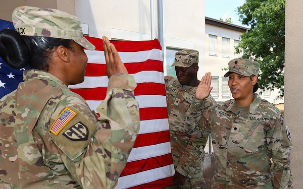68th TMC Promotion and Reenlisment Ceremony