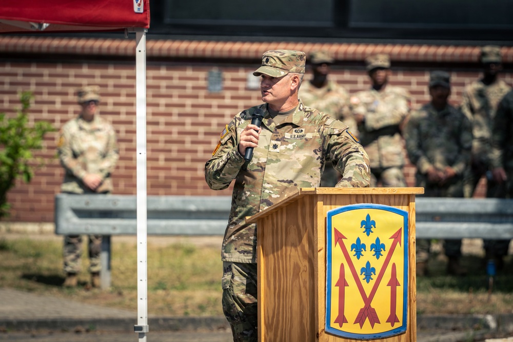 Sgt. Stout Battalion in Europe welcomes new command team