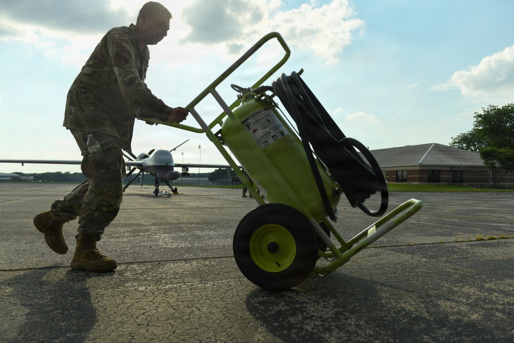 MQ-9 Reaper arrives at Battle Creek ANGB