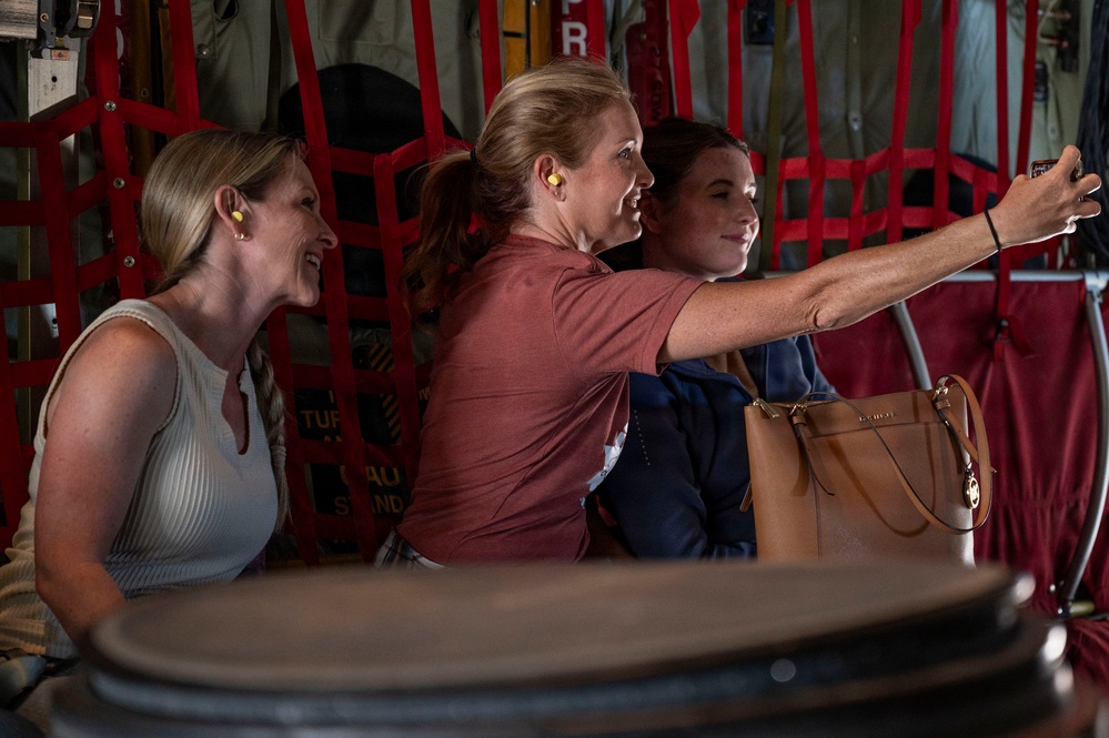 The Steadfast Line hosts civic leaders for MC-130 flight