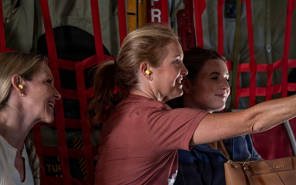 The Steadfast Line hosts civic leaders for MC-130 flight