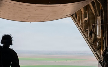 The Steadfast Line hosts civic leaders for MC-130 flight
