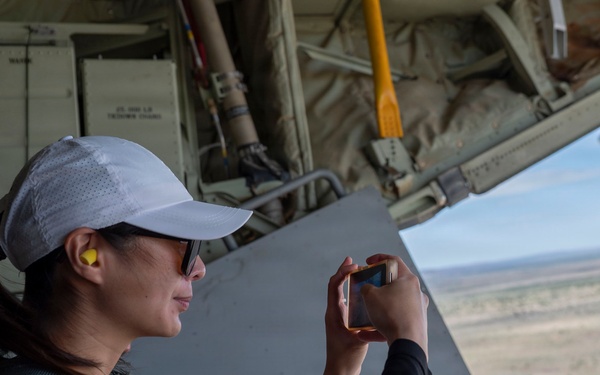 The Steadfast Line hosts civic leaders for MC-130 flight