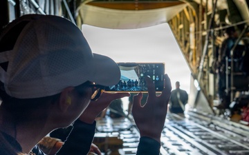 The Steadfast Line hosts civic leaders for MC-130 flight