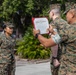 Cpl. Ramirez Reenlistment Ceremony