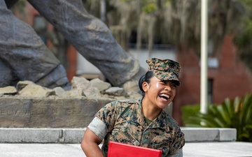 Cpl. Ramirez Reenlistment Ceremony