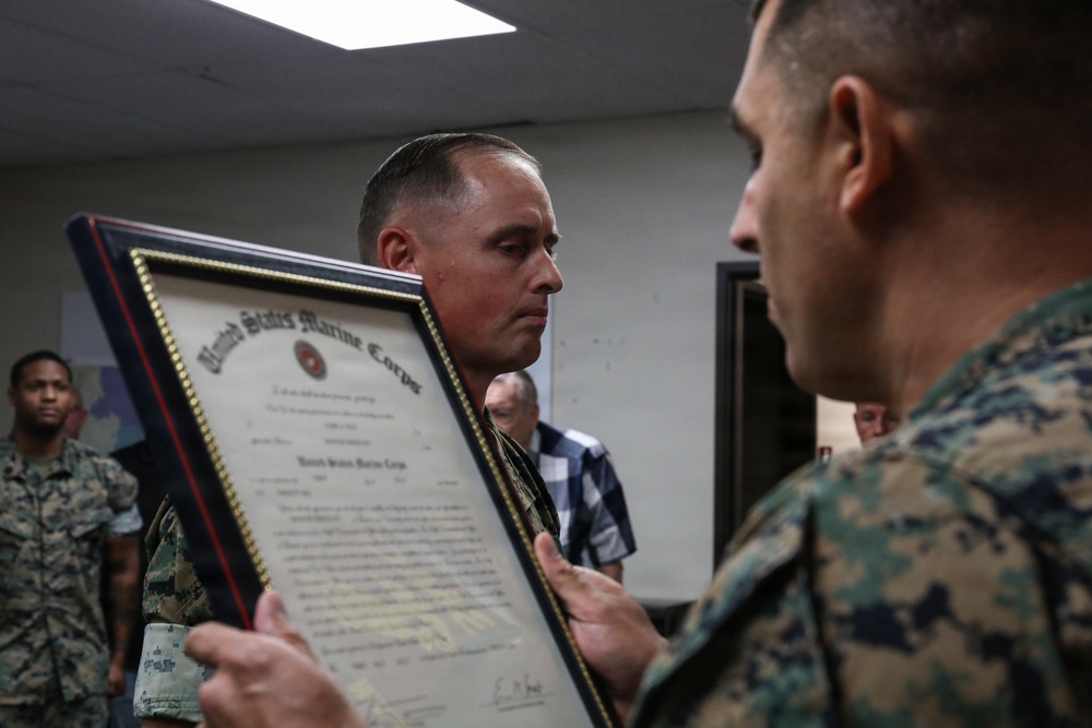 8th Marine Corps District Marketing Chief Promotion Ceremony