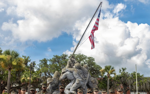 Cpl. Ramirez Reenlistment Ceremony